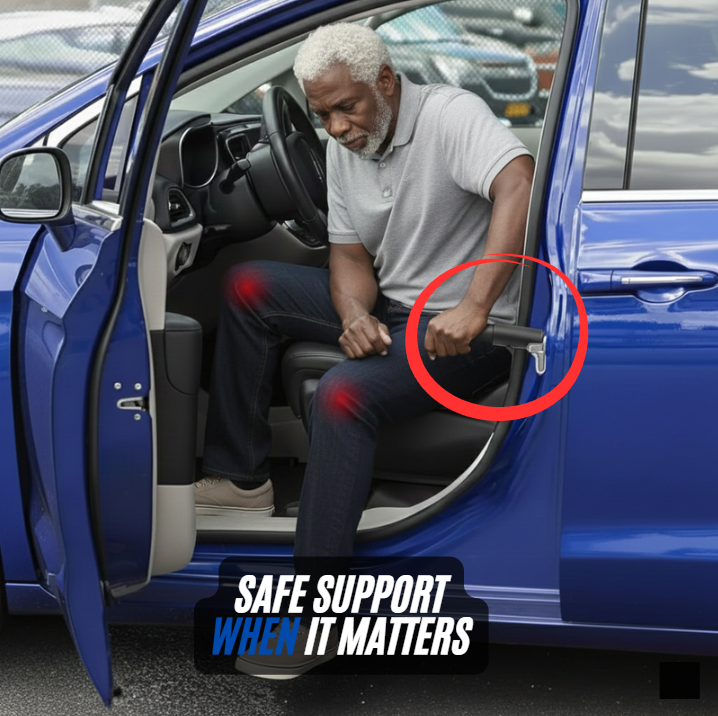 SafeLat™ 2-in-1 Car Door Assist Handle with Emergency Window Breaker
