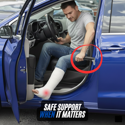 SafeLat™ 2-in-1 Car Door Assist Handle with Emergency Window Breaker
